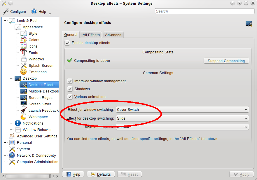 systemsettings